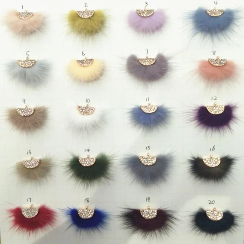 20pcs/lot new creative real mink hair tassel charms for earrings bag jewelry making diy crystal fan tassels jewelry accessories
20pcs/lot new creative real mink hair tassel charms for earrings bag jewelry making diy crystal fan tassels jewelry accessories