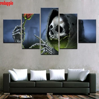 Full square Round Drill Diamond Painting "terror skull" Multi-picture Combination 5D DIY Embroidery Mosaic halloween Decor 5pcs
Full square Round Drill Diamond Painting "terror skull" Multi-picture Combination 5D DIY Embroidery Mosaic halloween Decor 5pcs