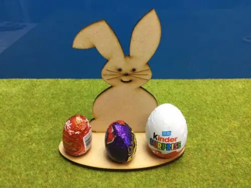 laser Cut - Easter egg Holder Bunny