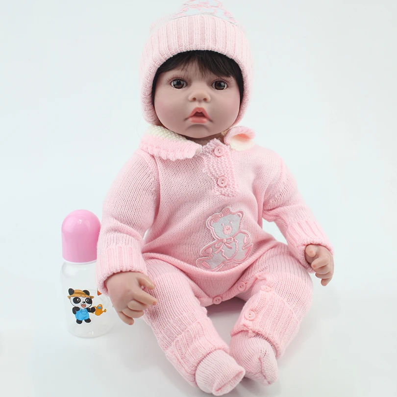 50cm silicone reborn baby dolls Toy For Sale Cheap Vinyl Princess Girl Newborn Babies Dolls Bedtime Lovely Fashion Birthday Gift
50cm silicone reborn baby dolls Toy For Sale Cheap Vinyl Princess Girl Newborn Babies Dolls Bedtime Lovely Fashion Birthday Gift