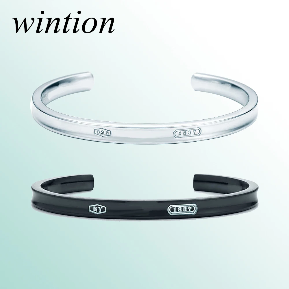 Wintion tiff Bangles Original 100% 925 Sterling Silver Women Free Shipping Jewelry High-end Quality Gift have logo 1:1
Wintion tiff Bangles Original 100% 925 Sterling Silver Women Free Shipping Jewelry High-end Quality Gift have logo 1:1