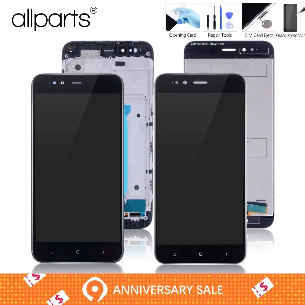 5.5" Original Display For Xiaomi Mi A1 Display Touch Screen with Frame Replacement For Xiaomi Mi A1 LCD Touch Screen MiA1 Mi 5X
5.5" Original Display For Xiaomi Mi A1 Display Touch Screen with Frame Replacement For Xiaomi Mi A1 LCD Touch Screen MiA1 Mi 5X