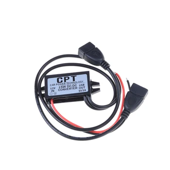DC DC Converter 12V To 5V 3A Dual USB Output Jack Car Power Regulator Voltage Step Down Module Power Supply
DC DC Converter 12V To 5V 3A Dual USB Output Jack Car Power Regulator Voltage Step Down Module Power Supply