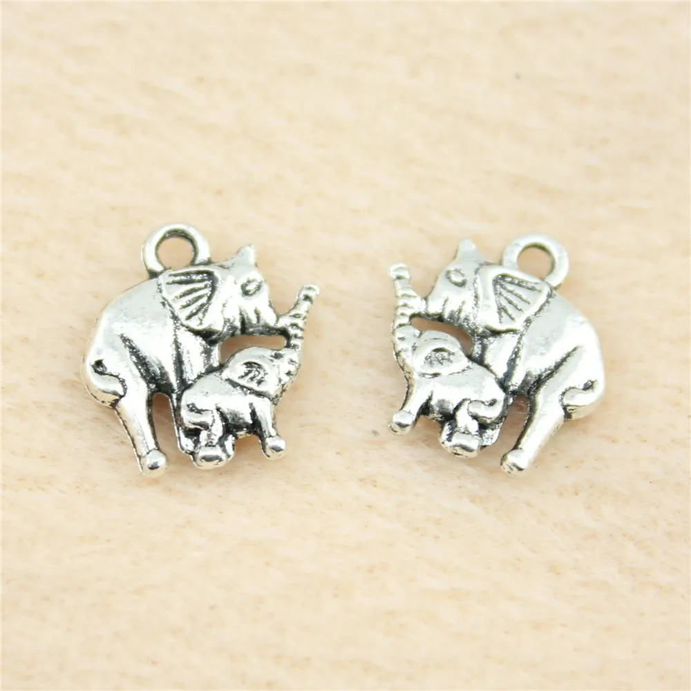 62pcs/lot 16*14mm ancient silver Elephant Mom And Child charm Pendants DIY jewelry for bracelet necklace earring
62pcs/lot 16*14mm ancient silver Elephant Mom And Child charm Pendants DIY jewelry for bracelet necklace earring