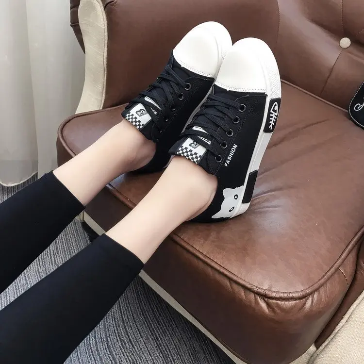 LAIBEITAI Women Sneakers Canvas flat shoes zapatos de mujer student teenage footwear scholl girls sports shoes all season
LAIBEITAI Women Sneakers Canvas flat shoes zapatos de mujer student teenage footwear scholl girls sports shoes all season