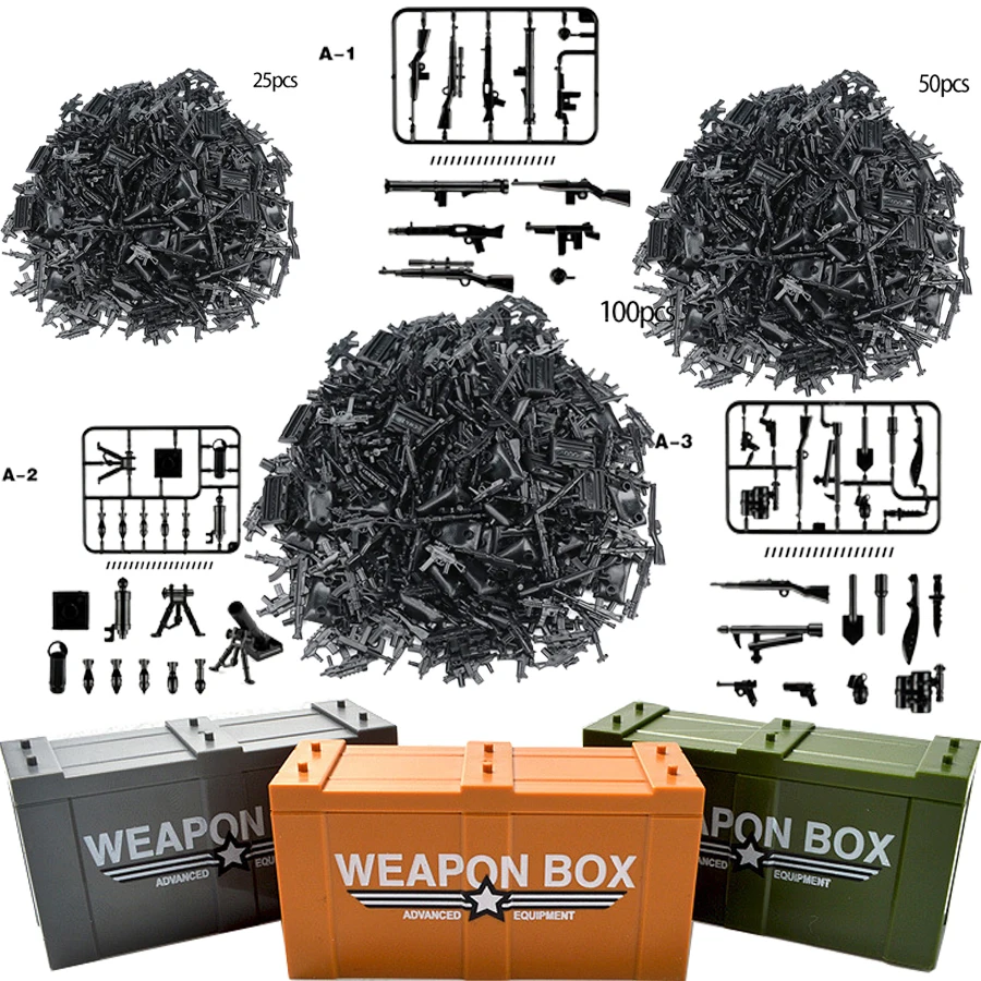 100 military special police police guns weapon pack army soldiers building blocks MOC weapons city compatible legoed weapons set
100 military special police police guns weapon pack army soldiers building blocks MOC weapons city compatible legoed weapons set