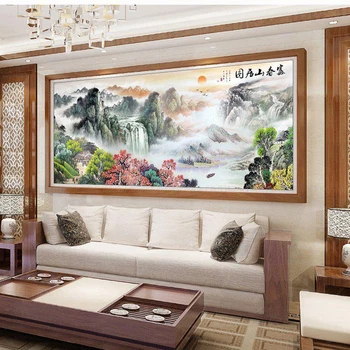 QIANZEHUI,Needlework,100% precision printing DIY Landscape, mountains and rivers full embroidery cross stitch,Wall Home Decro
QIANZEHUI,Needlework,100% precision printing DIY Landscape, mountains and rivers full embroidery cross stitch,Wall Home Decro