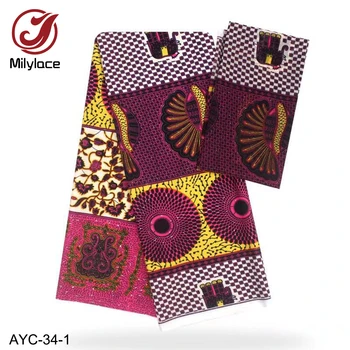 New Soft Skin-Friendly Printing Modell Fabric 4 Yards for Garments + Printing Silk Fabric for Headtie Scarf 2 Yards AYC-34
New Soft Skin-Friendly Printing Modell Fabric 4 Yards for Garments + Printing Silk Fabric for Headtie Scarf 2 Yards AYC-34