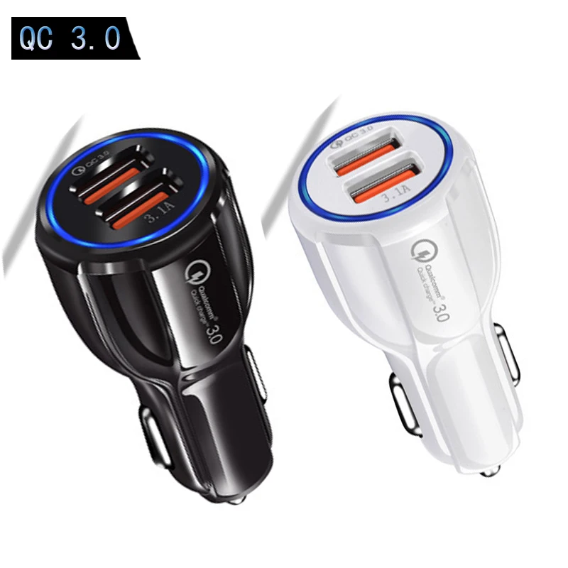 Quick Charge 3.0 Car USB Charger 2.0 Mobile Phone Charger 2 Port USB Fast Car Charge for iPhone Samsung Xiaomi Tablet Car-Charge
Quick Charge 3.0 Car USB Charger 2.0 Mobile Phone Charger 2 Port USB Fast Car Charge for iPhone Samsung Xiaomi Tablet Car-Charge