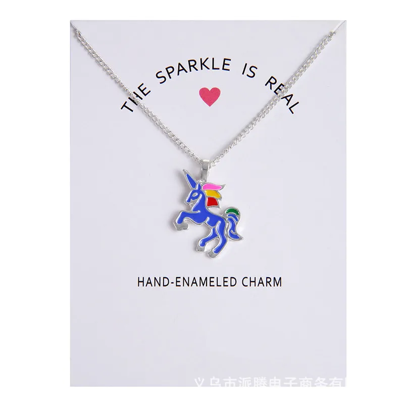 " Sparkled Unicorn" Necklace 8