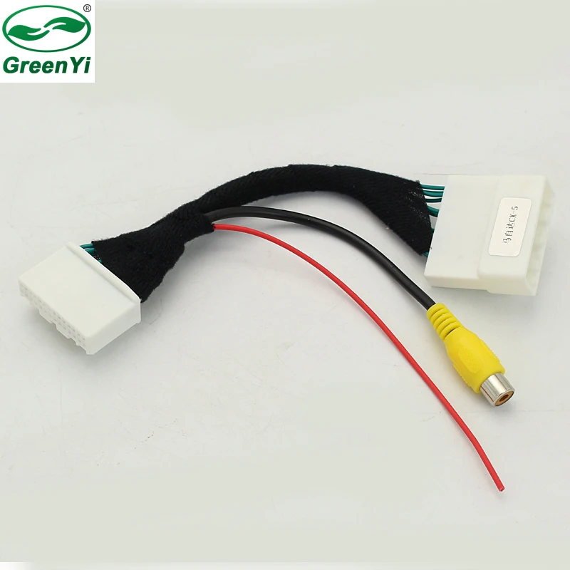 Car Parking Rear View Camera Reverse Backup RCA Video Convert Cable Adapter Plug For Mazda CX-5 2015-2017 TFT Screen
Car Parking Rear View Camera Reverse Backup RCA Video Convert Cable Adapter Plug For Mazda CX-5 2015-2017 TFT Screen