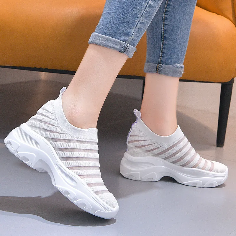 COOTELILI Women Platform Wedge Pumps Middle Heels Mesh Sneakers Round Toe Slip-On Casual Shoes Woman Creepers Breathable
COOTELILI Women Platform Wedge Pumps Middle Heels Mesh Sneakers Round Toe Slip-On Casual Shoes Woman Creepers Breathable