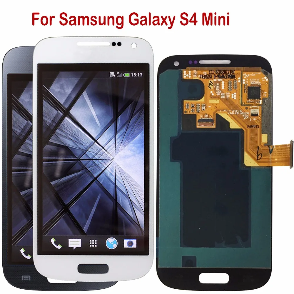 For Samsung Galaxy S4 Mini LCD Display Touch Screen Digitizer Assembly for Galaxy S4 Mini i9195 i9190 9195 9190+Logo
For Samsung Galaxy S4 Mini LCD Display Touch Screen Digitizer Assembly for Galaxy S4 Mini i9195 i9190 9195 9190+Logo
