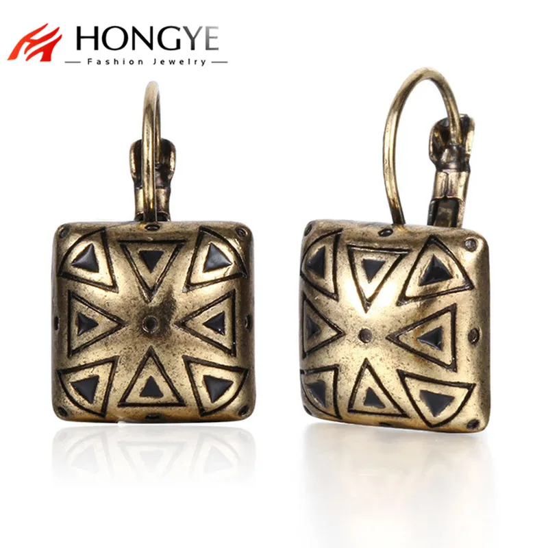 Cuff Earrings Gold Silver Color Ethnic Square Triangle Enamel Carving Blue Black Earrings For Women Brincos Ear 2018
Cuff Earrings Gold Silver Color Ethnic Square Triangle Enamel Carving Blue Black Earrings For Women Brincos Ear 2018