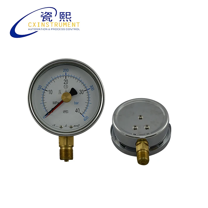 The 2.5% Accuracy Radial Installation 60mm Diameter 0~60Mpa Measuring Range Stainless Steel Material Air pressure meter
The 2.5% Accuracy Radial Installation 60mm Diameter 0~60Mpa Measuring Range Stainless Steel Material Air pressure meter