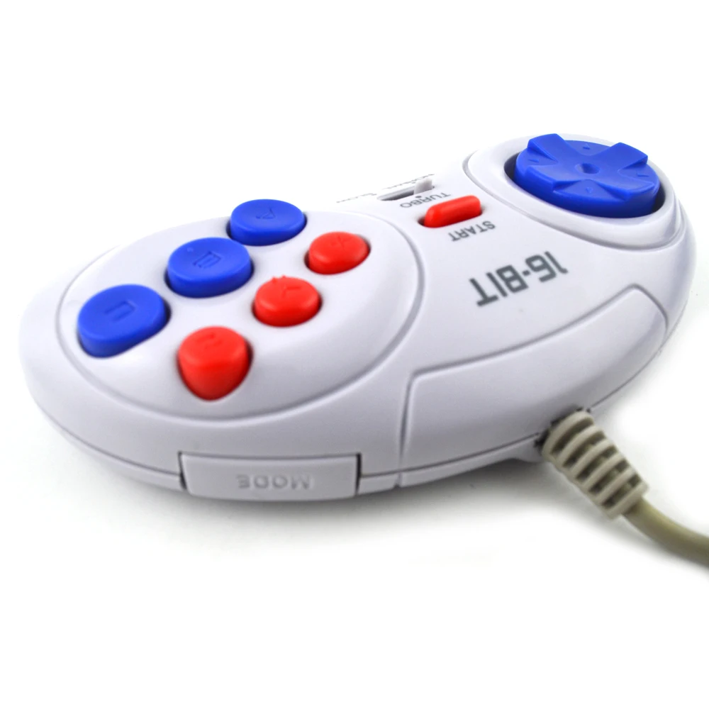 Game controller for SEGA Genesis for 16 bit handle Gamepad for MD Game Accessories Bring turbo and slow function
Game controller for SEGA Genesis for 16 bit handle Gamepad for MD Game Accessories Bring turbo and slow function
