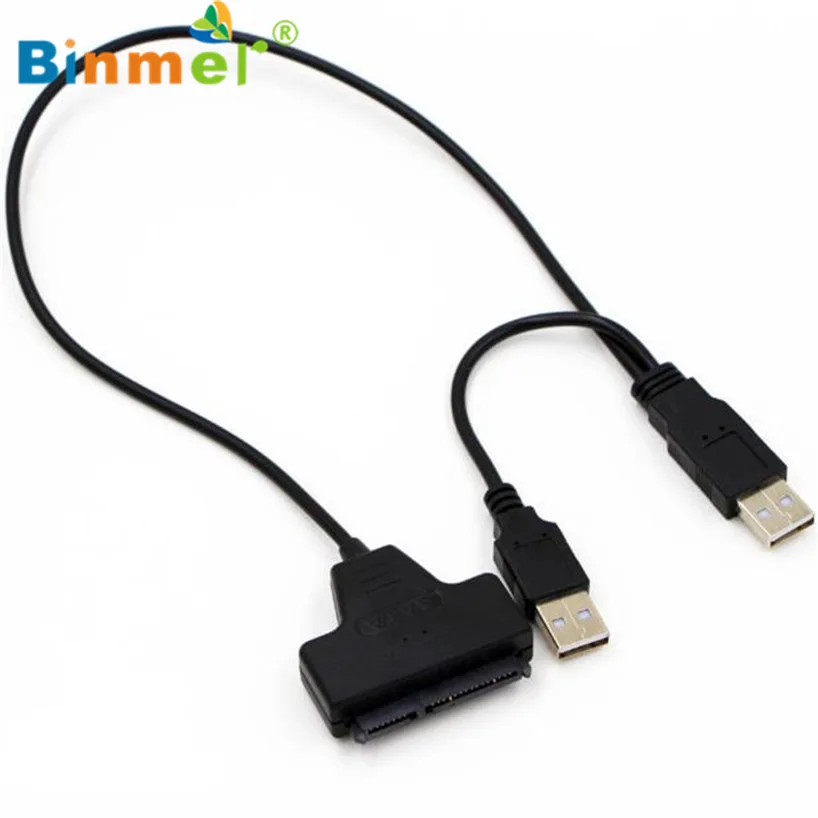 Binmer 2017 USB 2.0 SATA 7+22Pin to USB 2.0 Adapter Cable For 2.5 HDD Laptop Hard Disk Drive Transform Micro Sep 12
Binmer 2017 USB 2.0 SATA 7+22Pin to USB 2.0 Adapter Cable For 2.5 HDD Laptop Hard Disk Drive Transform Micro Sep 12