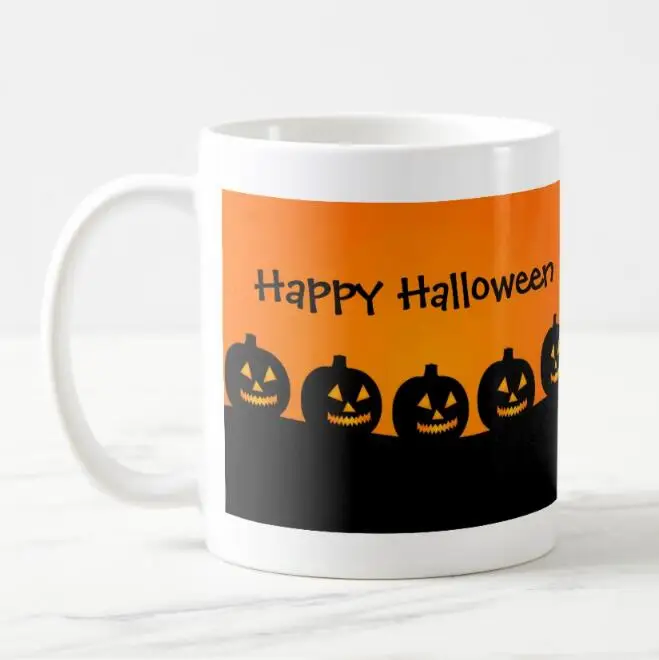 New Happy Halloween Mug Funny Pumpkins Coffee Cups Mugs Black Orange Classic Halloween Gifts Cool Creative Present Ceramic 11oz 
New Happy Halloween Mug Funny Pumpkins Coffee Cups Mugs Black Orange Classic Halloween Gifts Cool Creative Present Ceramic 11oz