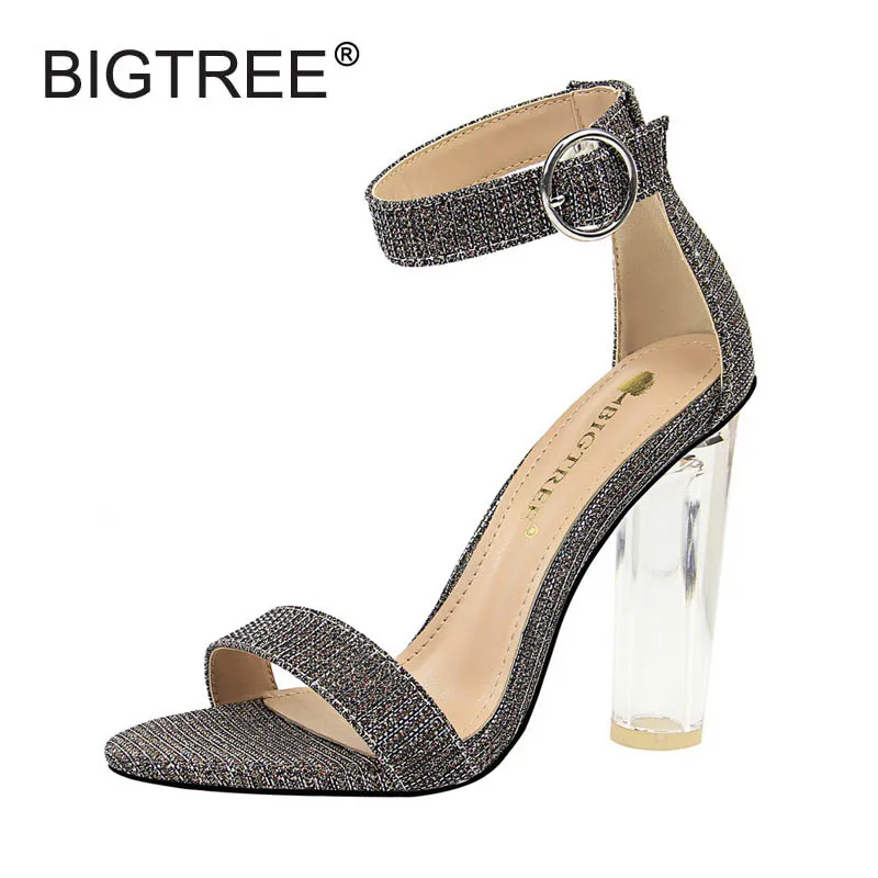 Fashion Ankle Strap Gladiator Sandals For Women Ladies Casual Clear Heels High Heels Summer Shoes Size 34-40 Glitter Party Shoes
Fashion Ankle Strap Gladiator Sandals For Women Ladies Casual Clear Heels High Heels Summer Shoes Size 34-40 Glitter Party Shoes