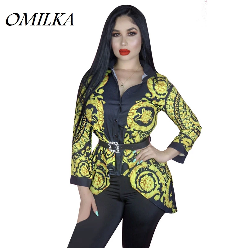 OMILKA Geometric Printed Hip Hop Shirt 2019 Summer Women Long Sleeve Turn Down Collar Irregular Cardigan Streetwear Shirt
OMILKA Geometric Printed Hip Hop Shirt 2019 Summer Women Long Sleeve Turn Down Collar Irregular Cardigan Streetwear Shirt