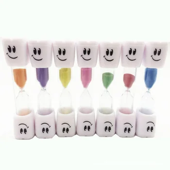Sand Clock 1 Minute 2 Minutes 3 Minutes Creative Cartoon Smiling Face Hourglass Kids Toothbrush Timer Child Toy Gift C
Sand Clock 1 Minute 2 Minutes 3 Minutes Creative Cartoon Smiling Face Hourglass Kids Toothbrush Timer Child Toy Gift C
