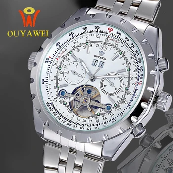 2019 OUYAWEI Men Mechanical Watches Auto Date Skeleton Automatic Stainess Steel Steel Wristwatch waterproof Transparent Montre
2019 OUYAWEI Men Mechanical Watches Auto Date Skeleton Automatic Stainess Steel Steel Wristwatch waterproof Transparent Montre