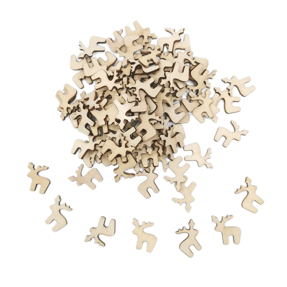 100pcs Unfinished Wood Christmas Ornaments Mini Deer Christmas Tree Shaped Embellishments Ornaments Art Craft Christmas Decor
100pcs Unfinished Wood Christmas Ornaments Mini Deer Christmas Tree Shaped Embellishments Ornaments Art Craft Christmas Decor