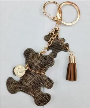 Cute New Women Leather Bear Tassel Key Chain on Bag Fashion Gold Charm Car Keychain Girls Bag Accessories Trinket Jewelry Gift
Cute New Women Leather Bear Tassel Key Chain on Bag Fashion Gold Charm Car Keychain Girls Bag Accessories Trinket Jewelry Gift