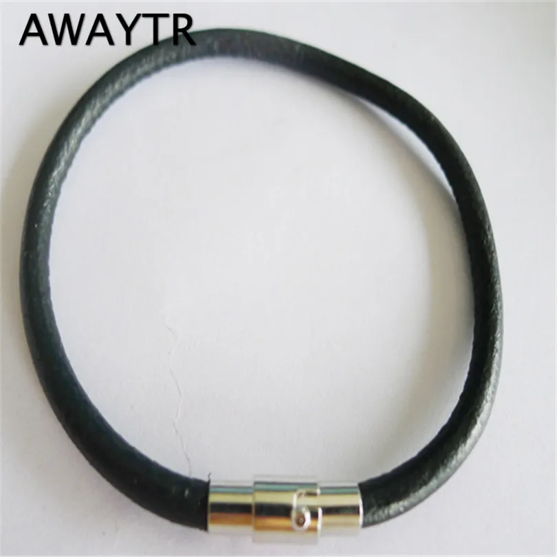 AWAYTR 20- 24 CM Wholesale Black Color Leather Cord & Rope Bracelets Craft Accessories Jewelry Charm for Women Men Fashion
AWAYTR 20- 24 CM Wholesale Black Color Leather Cord & Rope Bracelets Craft Accessories Jewelry Charm for Women Men Fashion