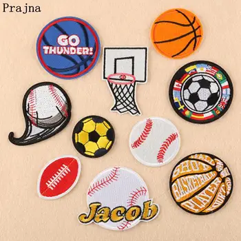 Prajna DIY Cartoon Patch Football Iron On Patches Embroidered Patches For Clothing Stripe Sport Balls Applique On Jacket Badges
Prajna DIY Cartoon Patch Football Iron On Patches Embroidered Patches For Clothing Stripe Sport Balls Applique On Jacket Badges