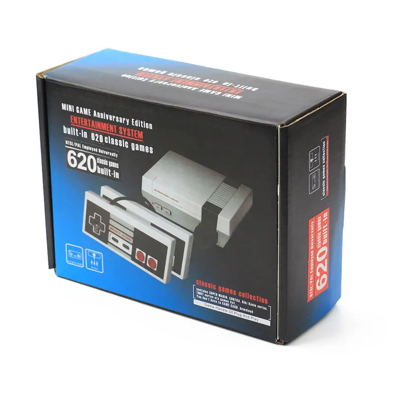 Mini TV Game Console 8 Bit Retro Video Game Console Built-In 620 Games Handheld Gaming Player Best Gift
Mini TV Game Console 8 Bit Retro Video Game Console Built-In 620 Games Handheld Gaming Player Best Gift