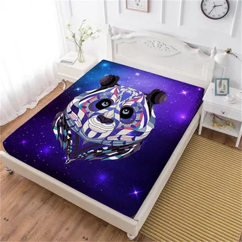 Cute Panda Print Bed Sheet 3D Galaxy Animal Fitted Sheet Colorful Bedclothes White Purple Mattress Cover Elastic Band
Cute Panda Print Bed Sheet 3D Galaxy Animal Fitted Sheet Colorful Bedclothes White Purple Mattress Cover Elastic Band