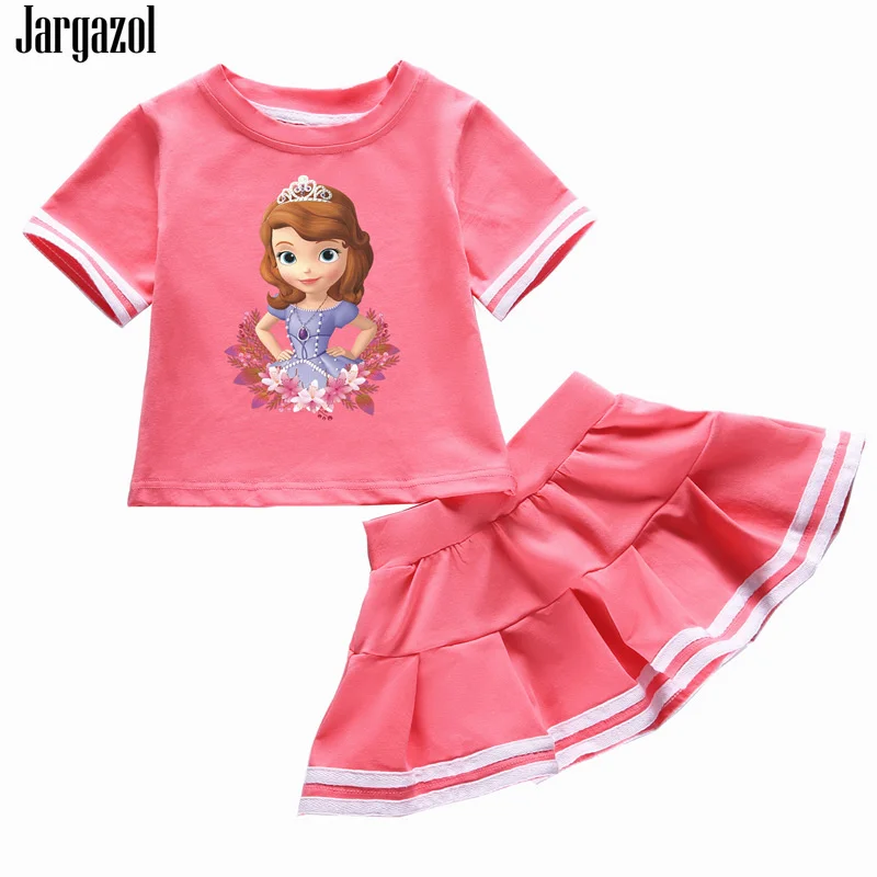 Kid Clothes Summer Cartoon Sofia Short Sleeve Shirt&skirt Toddler Tracksuits Baby Girl Clothing Set Sport Vetement Enfant Fille
Kid Clothes Summer Cartoon Sofia Short Sleeve Shirt&skirt Toddler Tracksuits Baby Girl Clothing Set Sport Vetement Enfant Fille