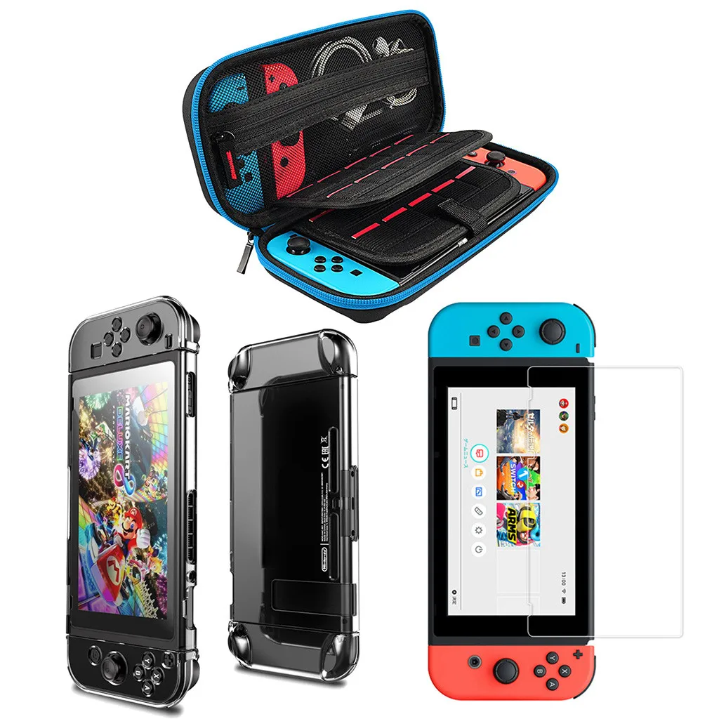 Nintend Switch Case For Nintendo Switch Carrying Bag + Clear Slim Crystal Protective Cover+ TPU Film Nintendoswitch Cases L0606
Nintend Switch Case For Nintendo Switch Carrying Bag + Clear Slim Crystal Protective Cover+ TPU Film Nintendoswitch Cases L0606