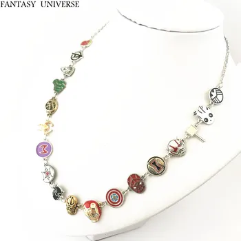 Superhero Black panther Cartoon anime Charm necklace Cosplay High Quality Kawaii Metal Fashion Jewelry Woman/Boy Gift
Superhero Black panther Cartoon anime Charm necklace Cosplay High Quality Kawaii Metal Fashion Jewelry Woman/Boy Gift