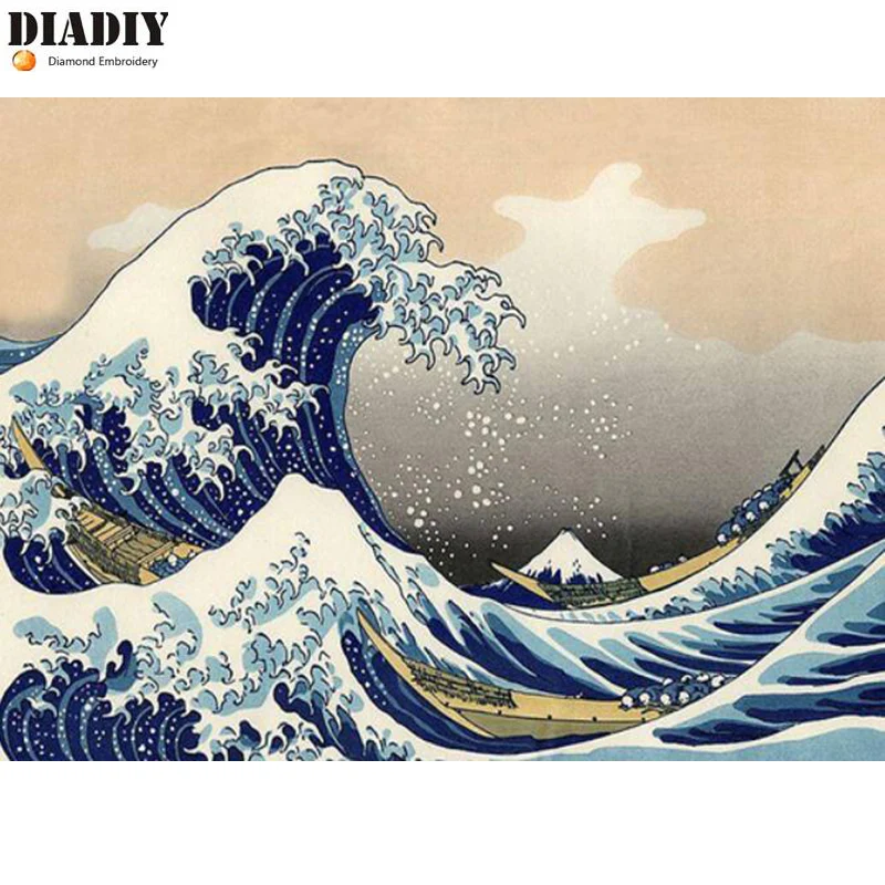 DIADIY 5D DIY Diamond Embroidery Sea Waves Handicraft Diamond Painting Scenic Needlework Mosaic Full Square Wall Stickers Gift
DIADIY 5D DIY Diamond Embroidery Sea Waves Handicraft Diamond Painting Scenic Needlework Mosaic Full Square Wall Stickers Gift