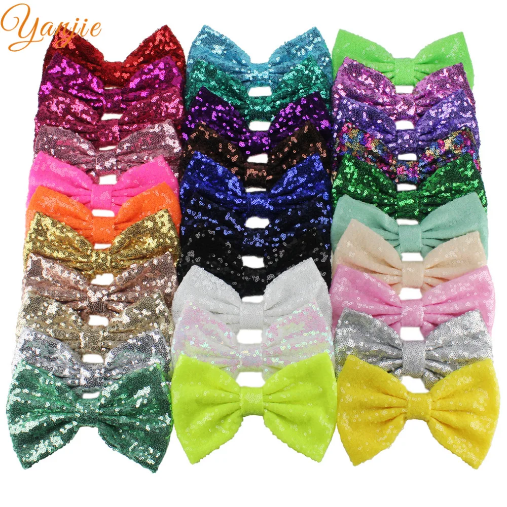 150pcs/lot 7" Big Messy Glitter Knot Sequins Bow WITHOUT Hair Clips For Girls And Kids Headband/Hair Bow/Clothes
150pcs/lot 7" Big Messy Glitter Knot Sequins Bow WITHOUT Hair Clips For Girls And Kids Headband/Hair Bow/Clothes