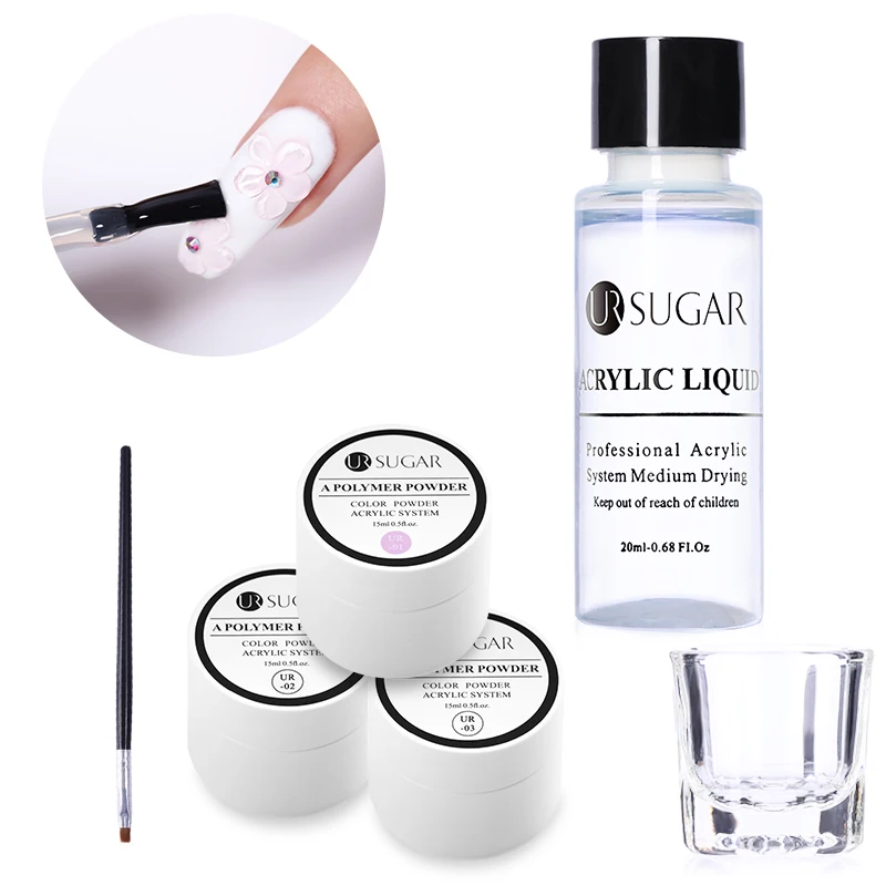 UR SUGAR 6Pcs Acrylic Powder Crystal Nail Polymer Powder Nail Art Extension Quickly Builder UV Gel Pen Crystal Cup Tips Tool
UR SUGAR 6Pcs Acrylic Powder Crystal Nail Polymer Powder Nail Art Extension Quickly Builder UV Gel Pen Crystal Cup Tips Tool
