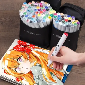 MARCO Markers 30/60/120 Colors Art Marker Set Oily Alcohol Based Sketch Markers Pen For Artist Drawing Manga Animation
MARCO Markers 30/60/120 Colors Art Marker Set Oily Alcohol Based Sketch Markers Pen For Artist Drawing Manga Animation
