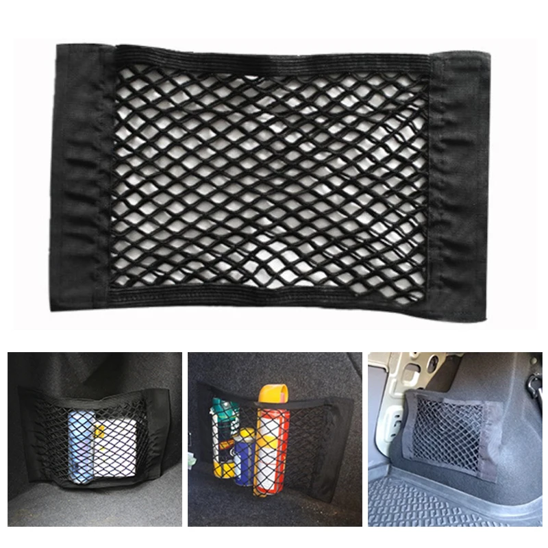 Ciliken Car Trunk Magic Tapes Mesh Organizer Storage Bag Net Car Trunk Elastic String Pocket Bag Holder Car Accessories 1pc
Ciliken Car Trunk Magic Tapes Mesh Organizer Storage Bag Net Car Trunk Elastic String Pocket Bag Holder Car Accessories 1pc