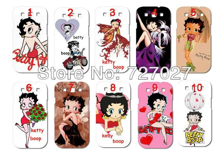 2016 New Arrival betty boop 10 design white hard font b cases b font for font