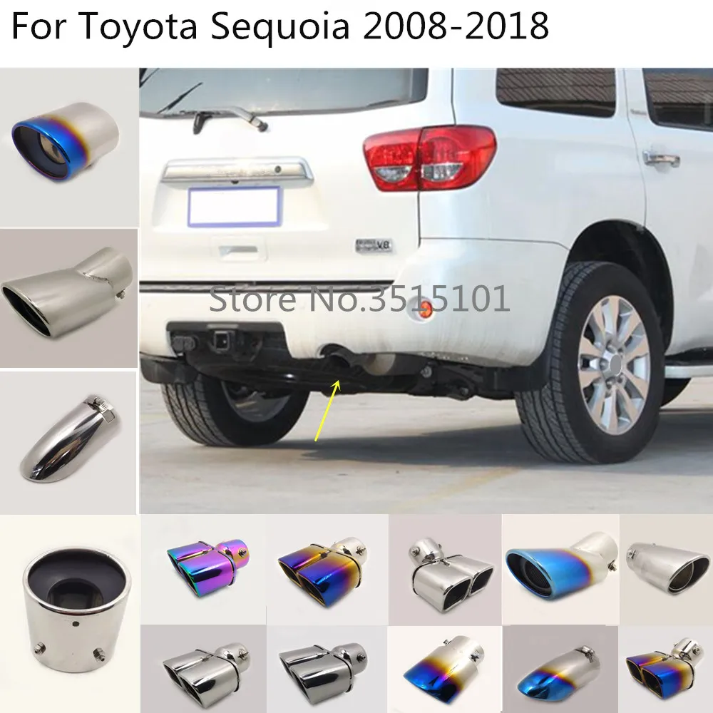 car styling cover muffler pipe outlet dedicate exhaust tip tail For Toyota Sequoia 2008 2009 2010 2011-2014 2015 2016 2017 2018
car styling cover muffler pipe outlet dedicate exhaust tip tail For Toyota Sequoia 2008 2009 2010 2011-2014 2015 2016 2017 2018