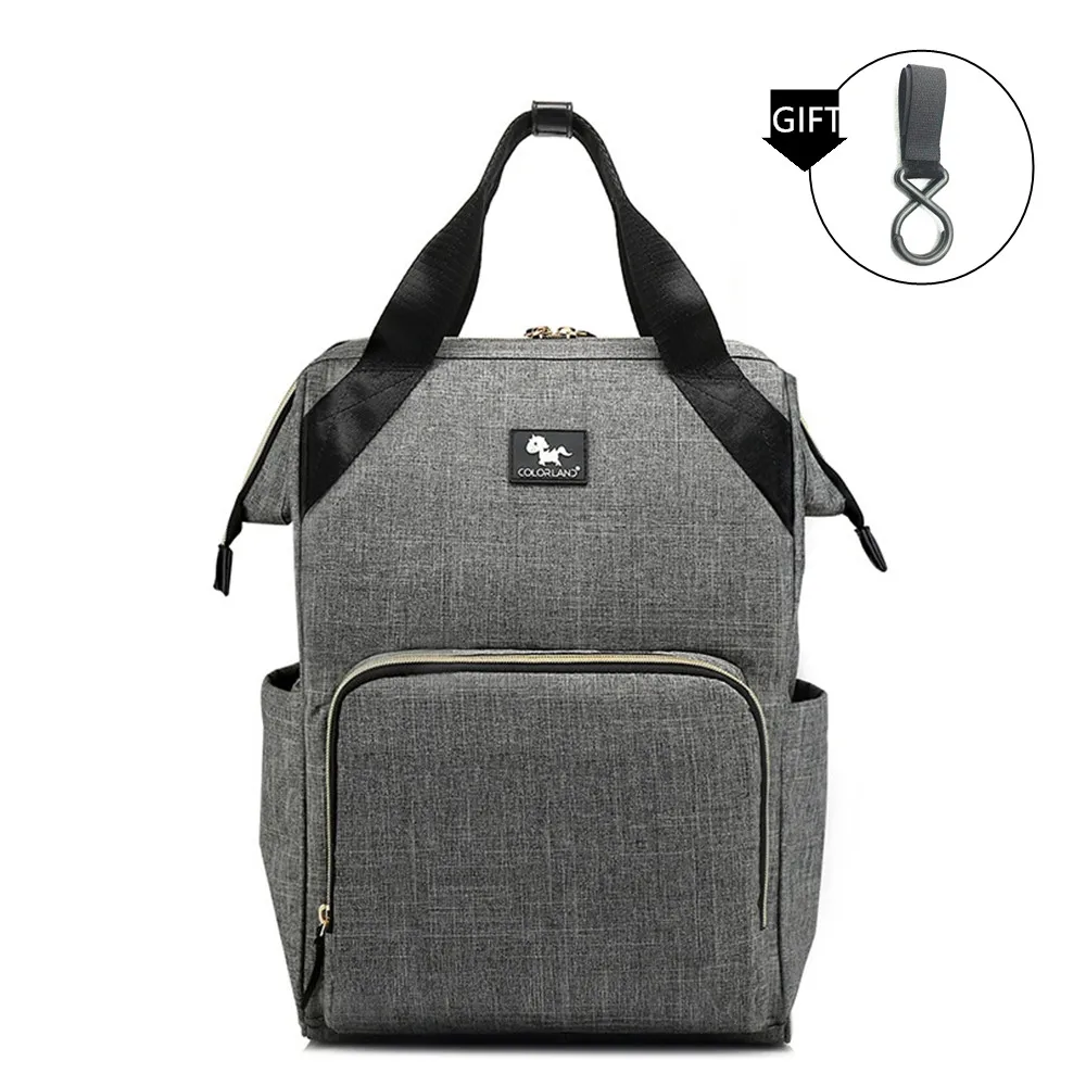 COLORLAND Diaper Bag Mummy Maternity Nappy Bag Large Capacity Baby Bag Travel Backpack Nursing Bag For Baby Care Drop Shipping
COLORLAND Diaper Bag Mummy Maternity Nappy Bag Large Capacity Baby Bag Travel Backpack Nursing Bag For Baby Care Drop Shipping