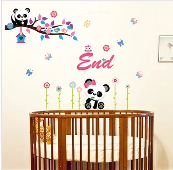 Lovely panda children bedroom the head of a bed can remove the wall stickers The bedroom is stuck on the wall
Lovely panda children bedroom the head of a bed can remove the wall stickers The bedroom is stuck on the wall
