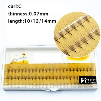 Individual Lashes Natural Style Grafting eyelashes 4D 60 pairs/ box thinness :0.07mm
Individual Lashes Natural Style Grafting eyelashes 4D 60 pairs/ box thinness :0.07mm