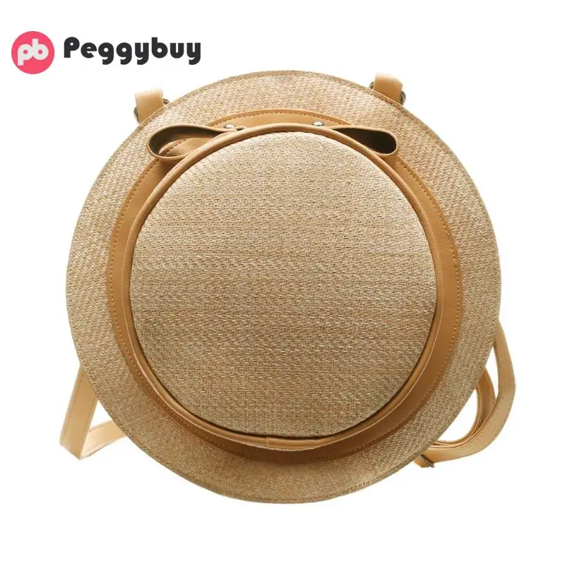 Hat Shape Straw Shoulder Bag Summer Beach Women Handbags Small Solid Color for Daily Shopping Messenger Hand-bags
Hat Shape Straw Shoulder Bag Summer Beach Women Handbags Small Solid Color for Daily Shopping Messenger Hand-bags