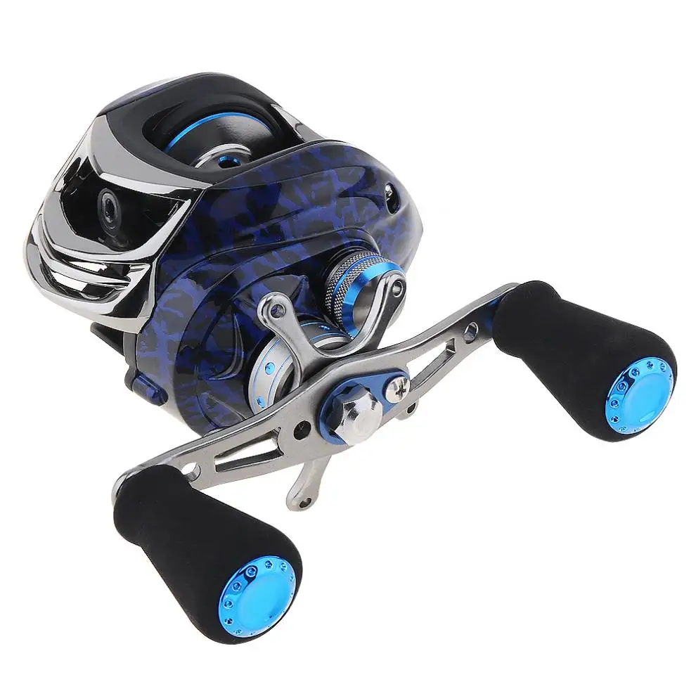 Double Brake Baitcasting Fishing Reel 14+1 BB 5KG Water Drop Wheel Bearings Bait Casting Fishing Reel Wheel Left / Right Hand
Double Brake Baitcasting Fishing Reel 14+1 BB 5KG Water Drop Wheel Bearings Bait Casting Fishing Reel Wheel Left / Right Hand