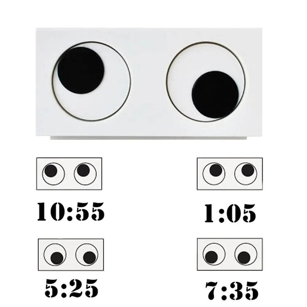 Креативный светодиодный Будильник с большим глазом электронные настольные часы