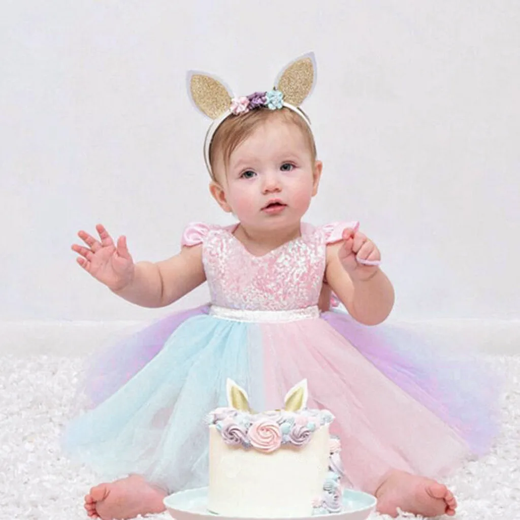 Baby Girl Dress Toddler Kid Baby Girl Sleeveless Rainbow Sequined Lace Princess Romper Dresses Princess girl summer dress
Baby Girl Dress Toddler Kid Baby Girl Sleeveless Rainbow Sequined Lace Princess Romper Dresses Princess girl summer dress