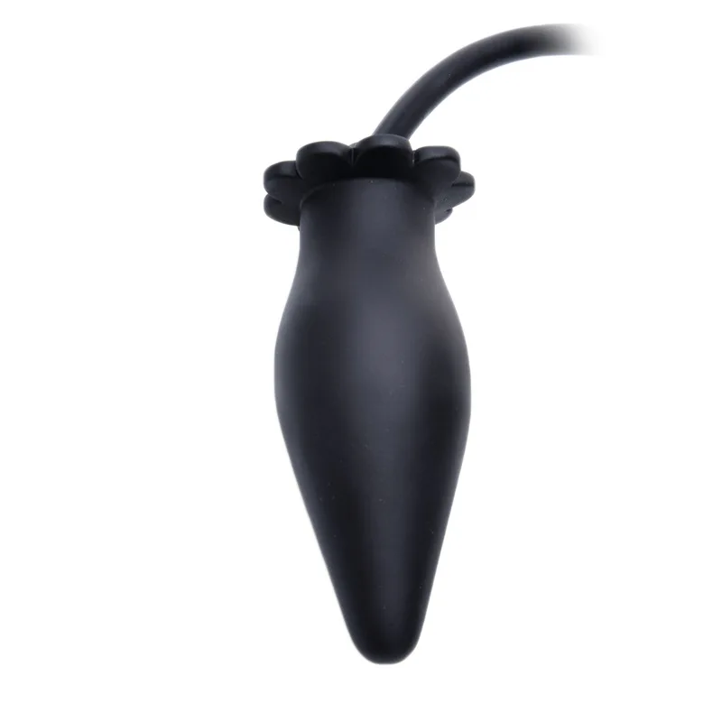 Silicone Inflatable Anal Plug Expandable Butt Plug Air-filled Inflatable Flexible Stimulators Sex Toys For Women Men Gay
